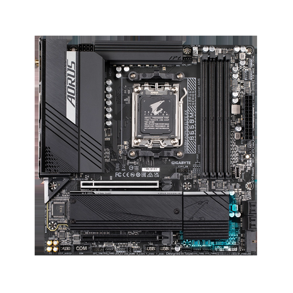 Gigabyte Motherboard B650M Aorus Elite AX WIFI DDR5 For AMD view 2